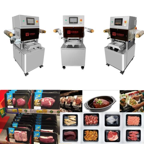 2000W 110V Vacuum Skin Packaging Machine In MAP Sealed Food Tray Packaging For Prolonging Food Shelf Life