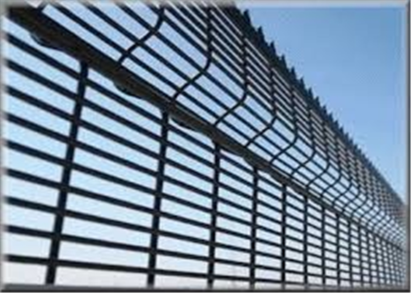 Serried Horizontal Wire Fence