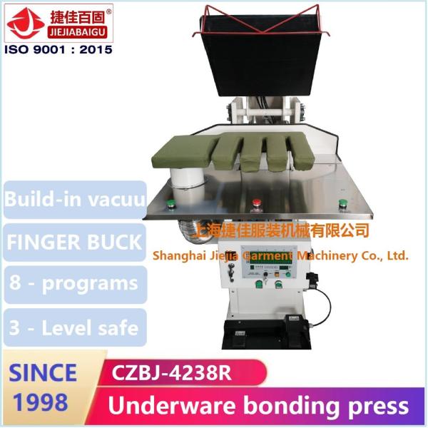 High Pressure hot seal bonding pressing machine with build-in vacuum unit pump wrinkle free