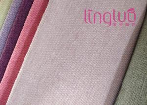 Double Twill Pattern Mixed Yarn 145cm Sofa Linen Fabric 350gsm