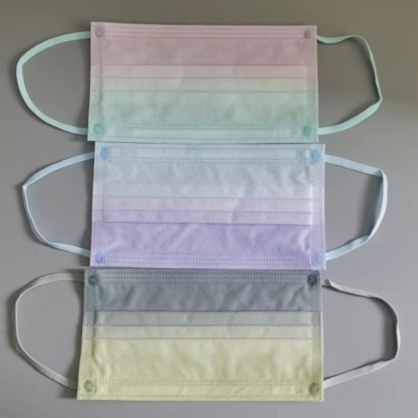 Disposable Face Mask Elastic Ear Loop Material Coloured Elastic Band Cord 5.0mm