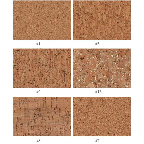 Cork Vegan PU Synthetic Leather Eco Friendly For Handbags Luggage