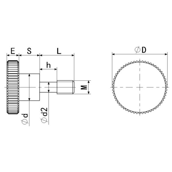 Stepped Shoulder Knurled Head Screws Non Standard For Automobile Manufacturer