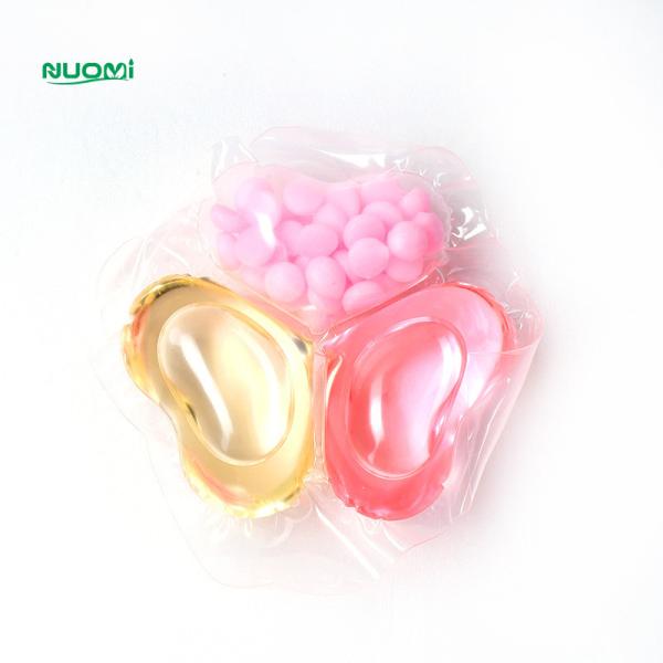 Pink 3 In 1 Laundry Capsule 13g Eco Laundry Pods Washing Clothes