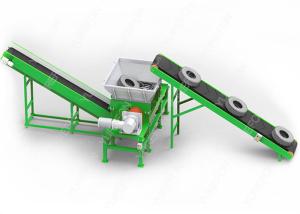 3000 Kg / H Waste Tyre Recycling Machine CE SGS , Old Tyre Recycling Machine