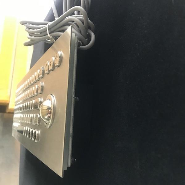 Outdoor Stainless Steel Mechanical Keyboard With Trackball Rain Proof Ip67