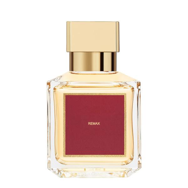 Quality Ruby Glass Perfume Bottle Cosmetic Packaging 50ml With Gold Cap For Luxury Fragrance for sale
