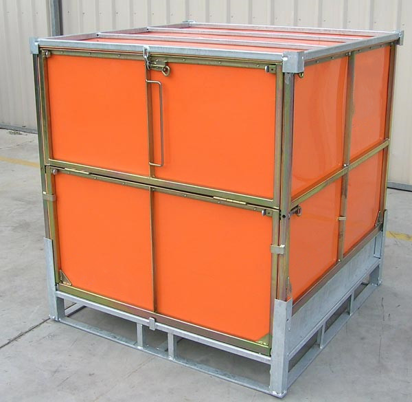 China Solids Foldable Pallet Container / Rigid Intermediate Bulk Containers PP Panel wholesale