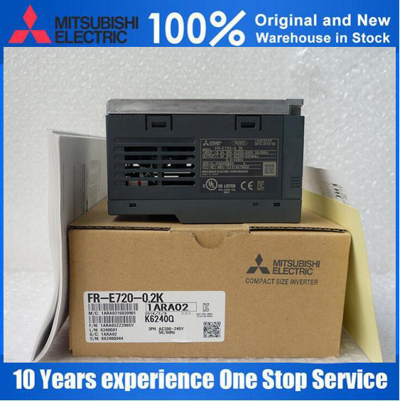 FR-E720-0.2K Original Mitsubishi Inverter FR-E720 series 0.2kw inverter Competitive price & Full stock