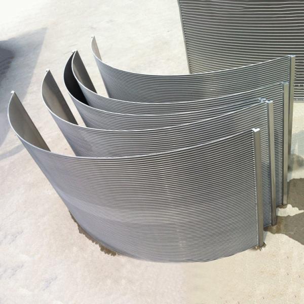 China Slot Wedge Wire Stainless Steel Downspout Screens Curved Screen wholesale