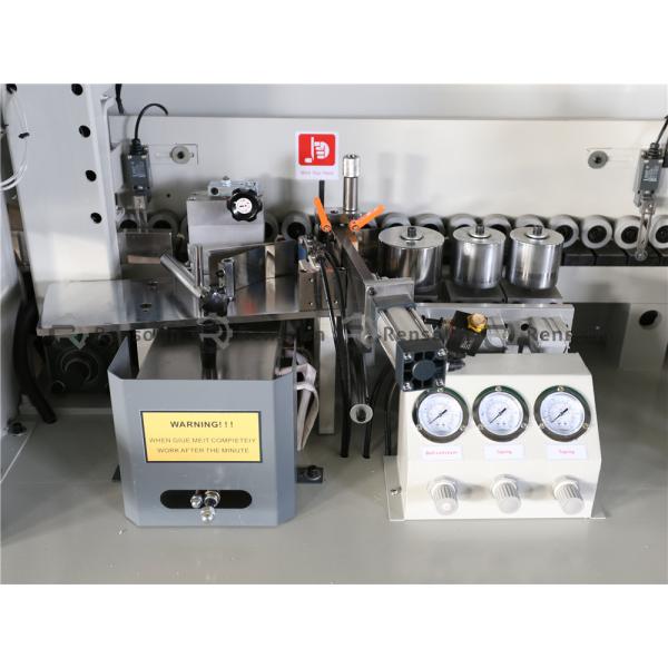 4100*750*1600mm Woodworking PVC Melamine Board Double Trimming Edge Banding Machine