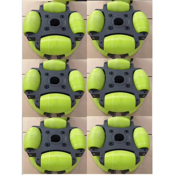 Anti Corrosion AGV Wheel Omni Directional Casters Customized Diameter