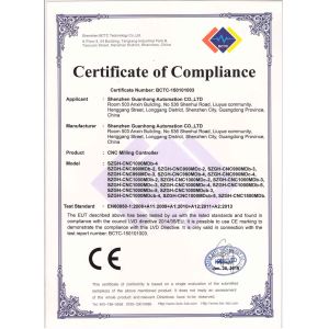 Shenzhen Guanhong Automation Co., Ltd. Certifications