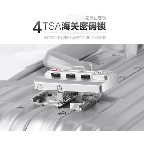 18 inch luggage, multifunctional small boarding luggage, business aluminum frame suitcase, men's and women's password 17 travel hard box