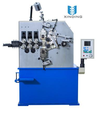 Quality Blue Three Axis Automatic Spring Coiling Machine With Pitch Servo Motor 1.5 Kw for sale
