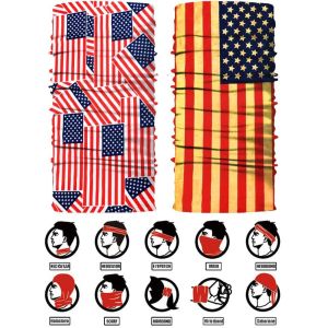 Universal Ear Loops Face Balaclava Headwear Reflective Bandana