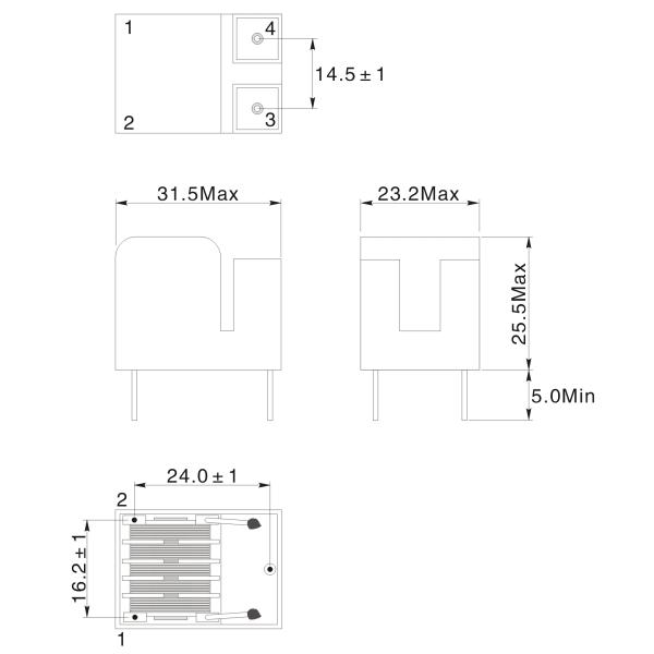 Lightweight High Voltage Ignition Transformer , High Power Ignition Coil