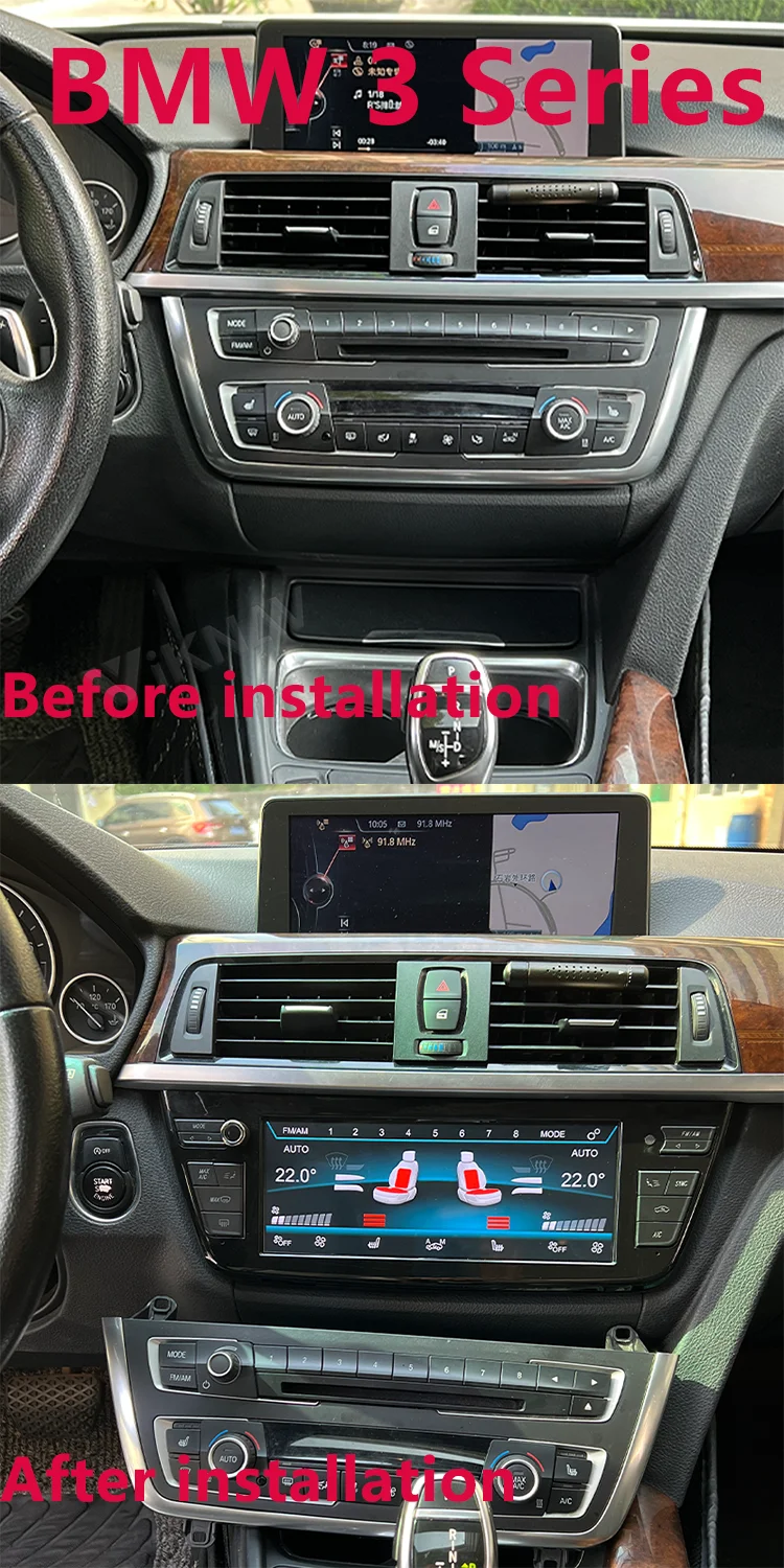 BMW 2 3 4 Serie 3GT M3 M4 Car AC Control Panel Screen 2013-2020 ODM