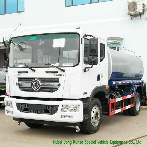 12 Ton Stainless Steel Clean Drinking Water Tank Truck With Water Pump For Transport Clean Drinking Water
