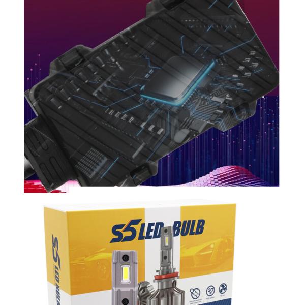 S5 LED Car Headlight Bulbs H11 H4 H7 9005 HB3 9006 HB4 H13 9004 9007 DRLs H1 880 H3 Fog Light