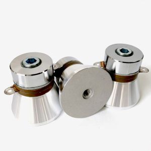 China 120W Immersion Ultrasonic Transducer , Piezoelectric Transducer Ultrasound 28khz Frequency wholesale