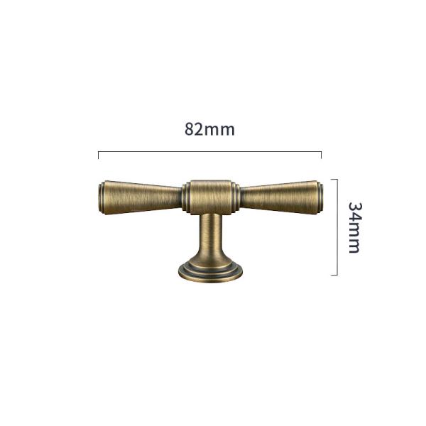 Long Solid Brass Cabinet Pull Handles For Villa Apartment