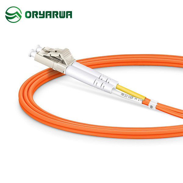 LC UPC To SC UPC OM2 Fiber Optic Multimode Jumper Duplex