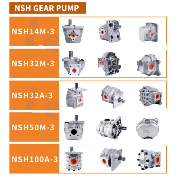 MTZ Belarus Tractor Spare Parts Gear Pump Gear Pump NSH16 NSH32 NSH40 NSH50 NSH100 Tractor Asphalt Paver Hydraulic Pump NSH-100-M NSH-50-M NSH-40-M