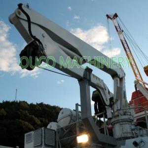 China Steel Structure 5t Extendable 10m knuckle Marine Cranes wholesale