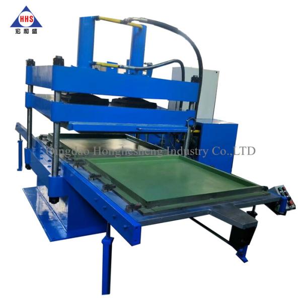 Crumb Rubber Tile Making Machine Interlocking With 50T Mold Closing Force