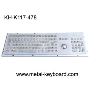 China Vandal - Resistance IP65 Industrial PC Keyboard with 25MM Metal Trackball wholesale