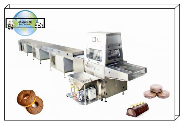 Chocolate Coating Machine Line Chocolate Enrobing Equipment Line Chocolate