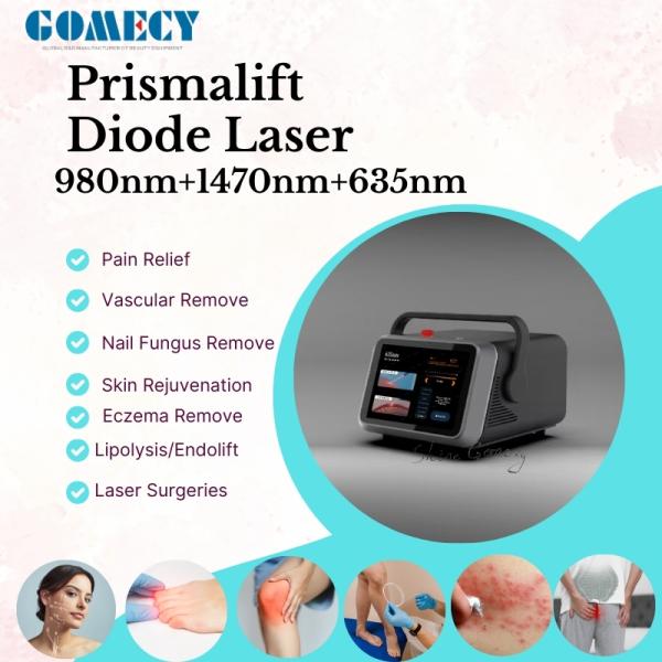 Gomecy Newest Medical 980nm 1470nm 635nm Diode Laser System for Endolift Wound Healing and Anti-inflammatory Treatments