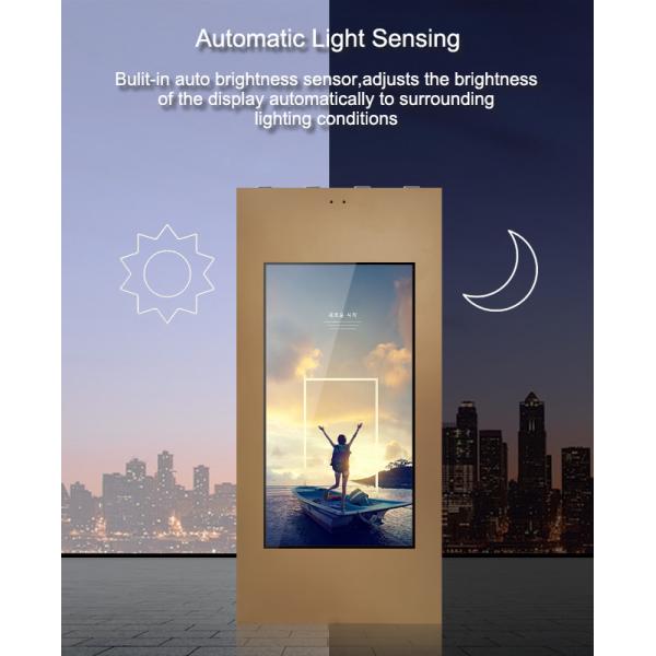 55 Inch Outdoor 2500nits LCD Screen For Advertisement To Display Media Content