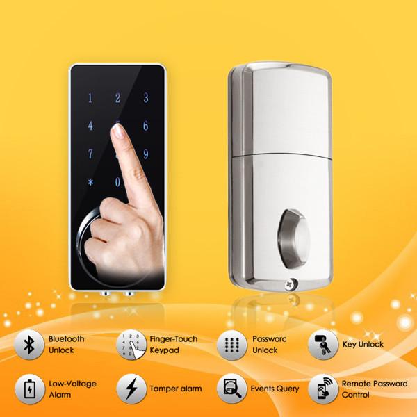 Quality Bluetooth Full Smart Home System Finger Touch Keypad Password Door Lock for sale