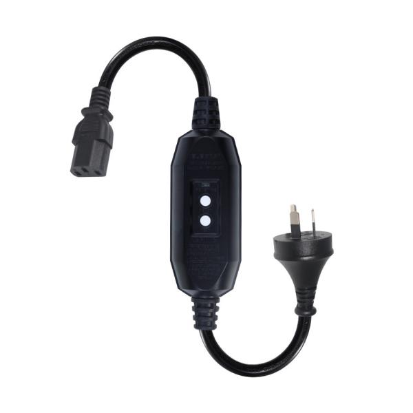 Quality AU 3P to C13 Power Cord RCD Safety Plug for Computers Data Centers with AU Standard Certification for sale