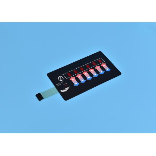 Gradient Printing Keyboard Membrane Switch With Led Touch Temp Control
