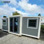 PVC Window Expandable Prefab Container House Earthquake Resistant Custom