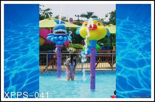 Quality Customized Colorful Carp Spray Park Equipment For Children / Kids Water Playground for sale