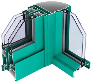 China Slim Frame Aluminium Sliding Window Profile Lightweight Long Life Span wholesale