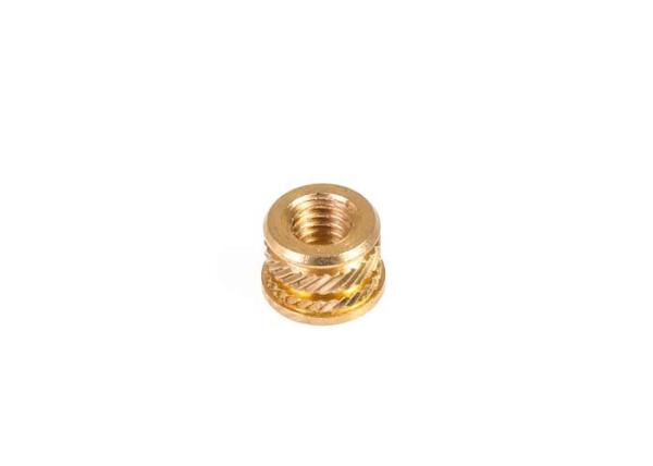 Quality Plastics Injection Insert Brass Knurled Nut Non Standard Customization for sale