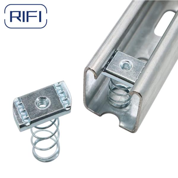 Electro Galvanized Spring Channel Nut