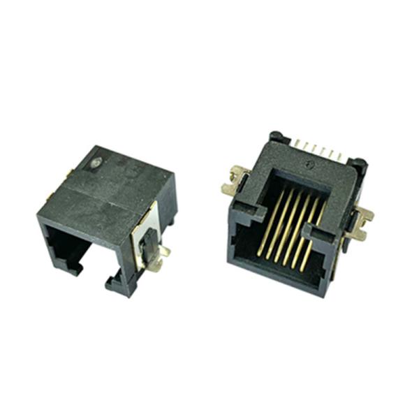 RJ12 Modular Jack,Shielded, SMT， RJ12 Telephone Jack 6P6C, Offset ,HULYN