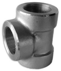 ASTM B564 UNS N08810 NPT threaded tee