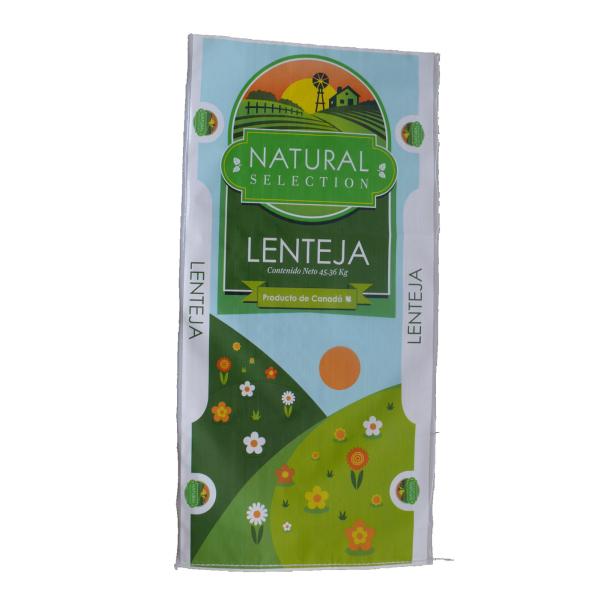 Bopp Laminated 25 Kg PP Woven Seed Bags for Packaging Double Stitched