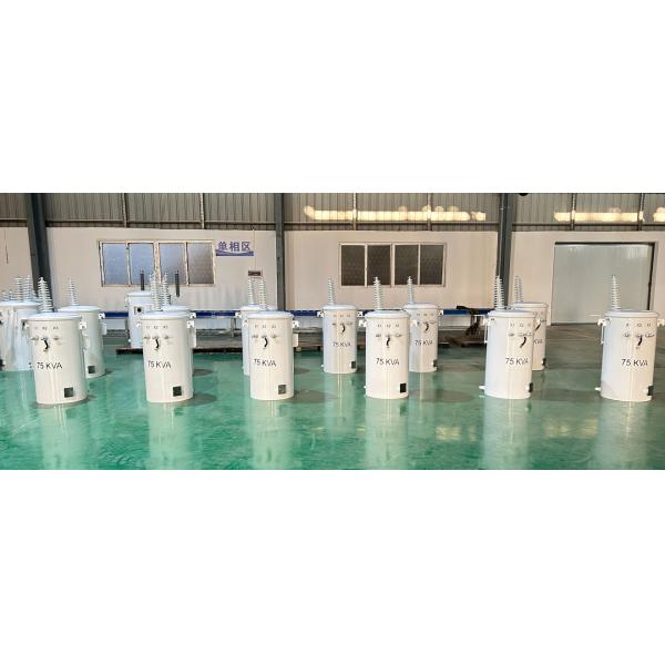 75 Kva Single Phase Pole Mounted Transformer IEEE/ANSI Standards 12470V To 480V Power Pole Transformer