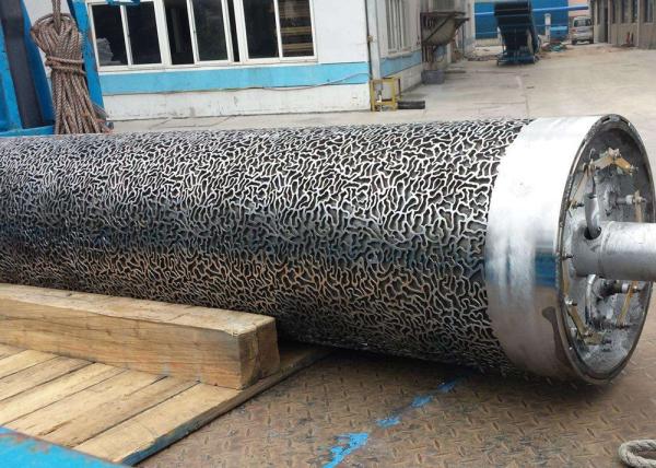 3D Pattern Plated Matte Chrome Plated Rollers For Paper Plastic Leather Products
