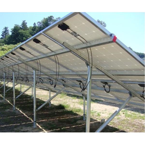 Galvanized Q235B Q345B solar ground mounting system ground solar bracket solar structure