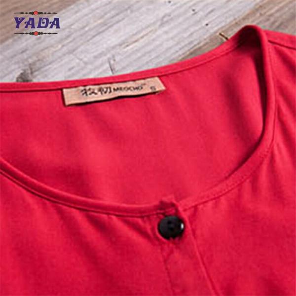 100% cotton long casual red color plus size designs cheap women dresses pictures office dress for ladies made in China