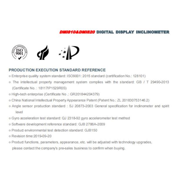 RION DMI820 High Accuracy Dual Axis Digital Inclinometer